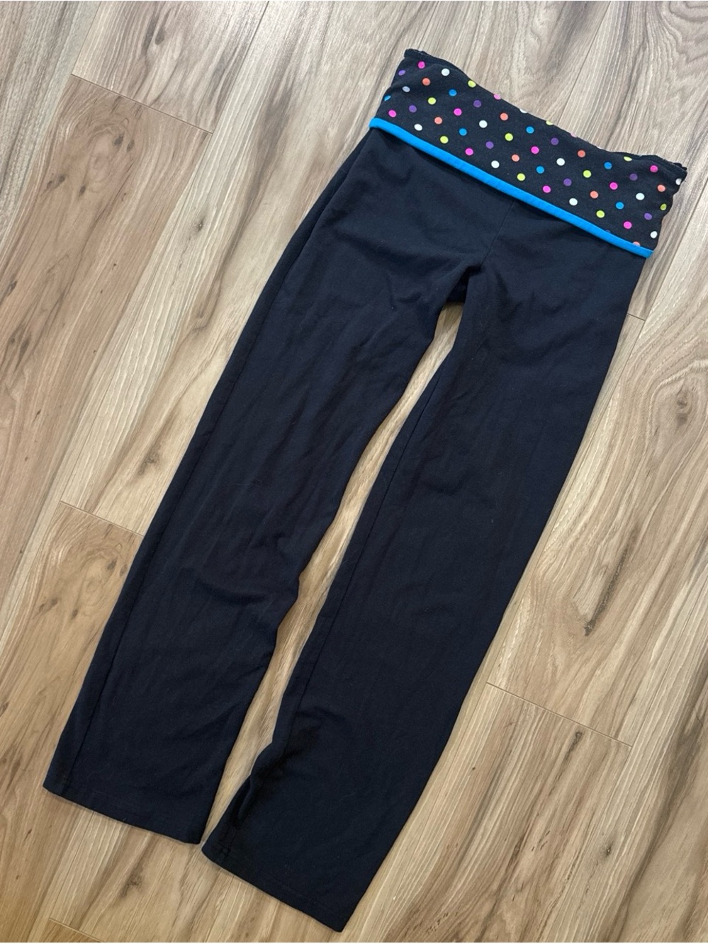 Y2K Foldover Yoga Pants